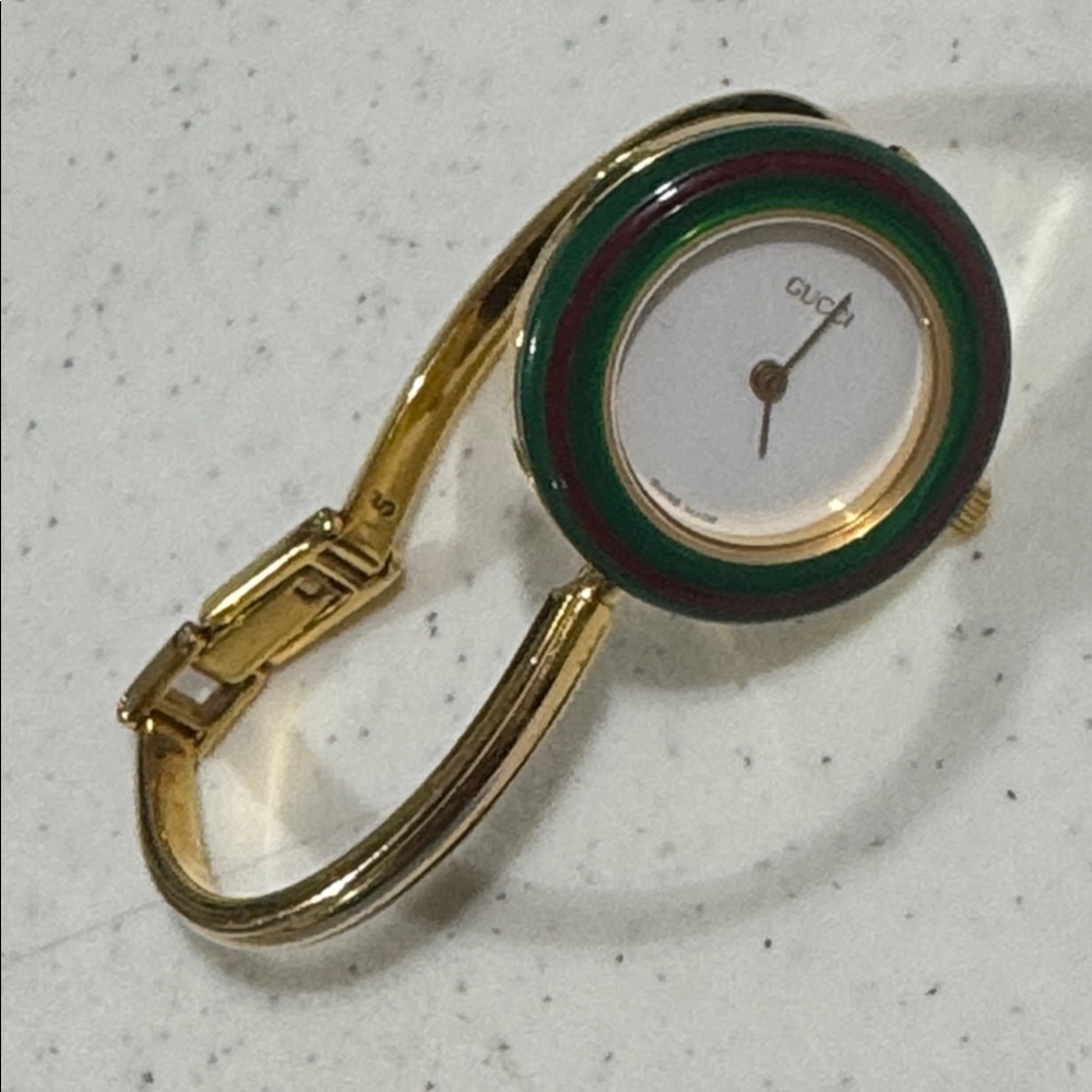 Gucci Watch with Colorful Bezel Set 12 colors Women’s Small - Picture 5 of 9